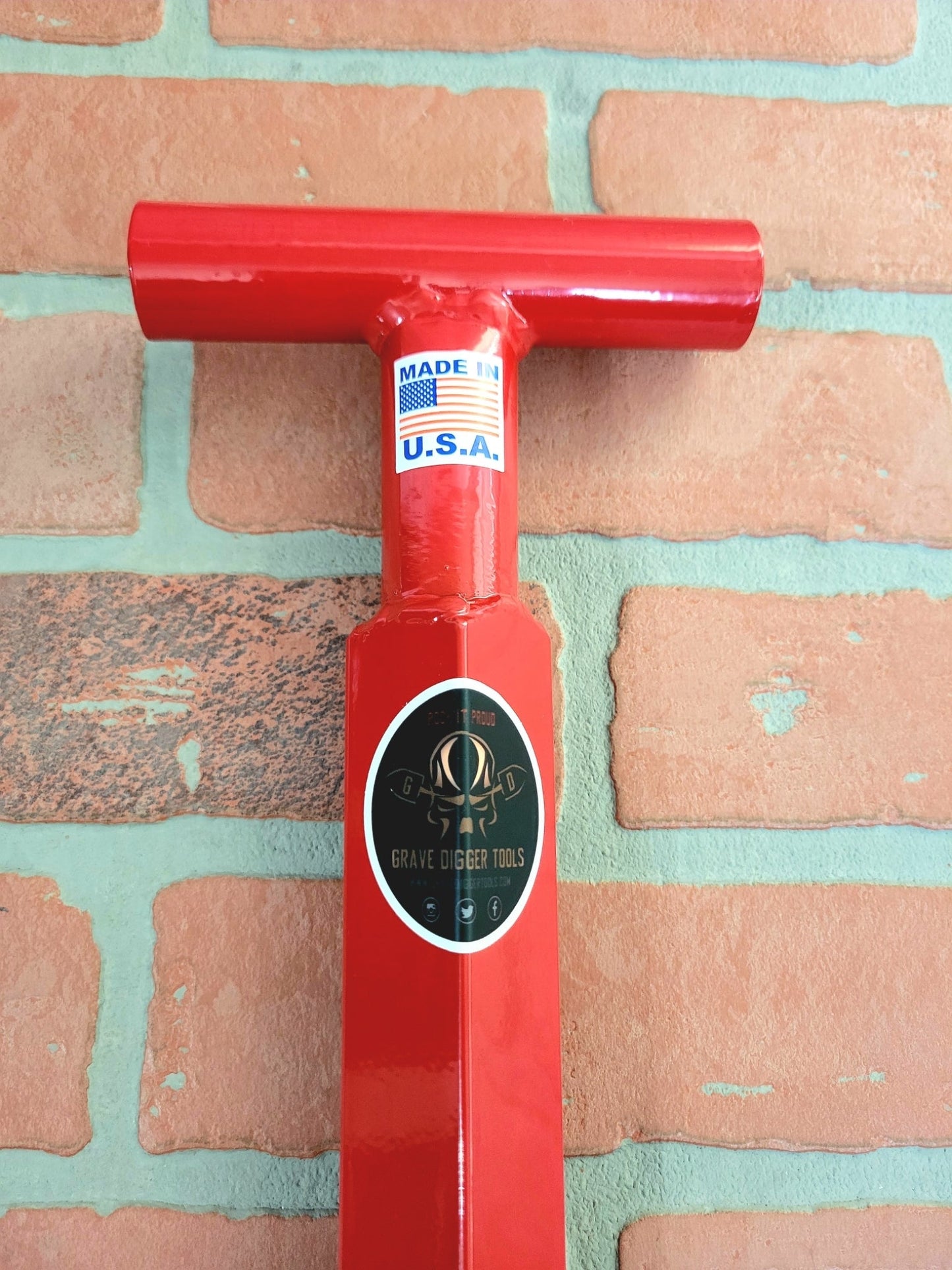 RED NEMESIS 31" T-HANDLE Grave Digger Tools Shovel 31"