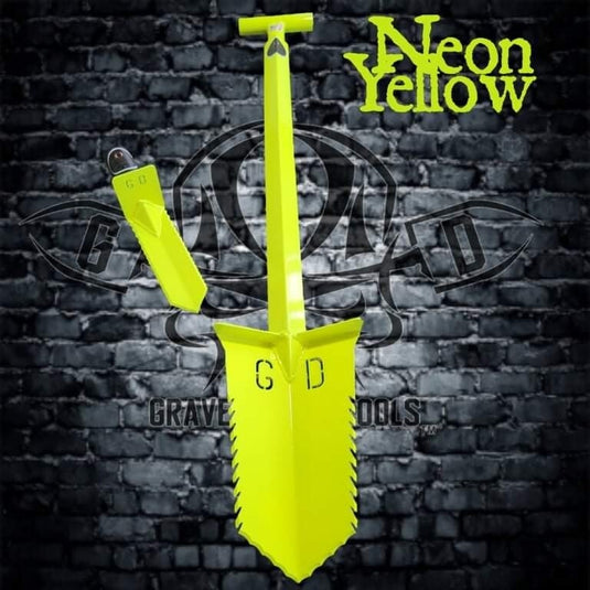NEON YELLOW  Tombstone Grave Digger Tools T-HANDLE Shovel 36