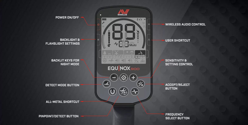 Load image into Gallery viewer, Minelab Equinox 900 With 11&quot; &amp; 6&quot; Coils
