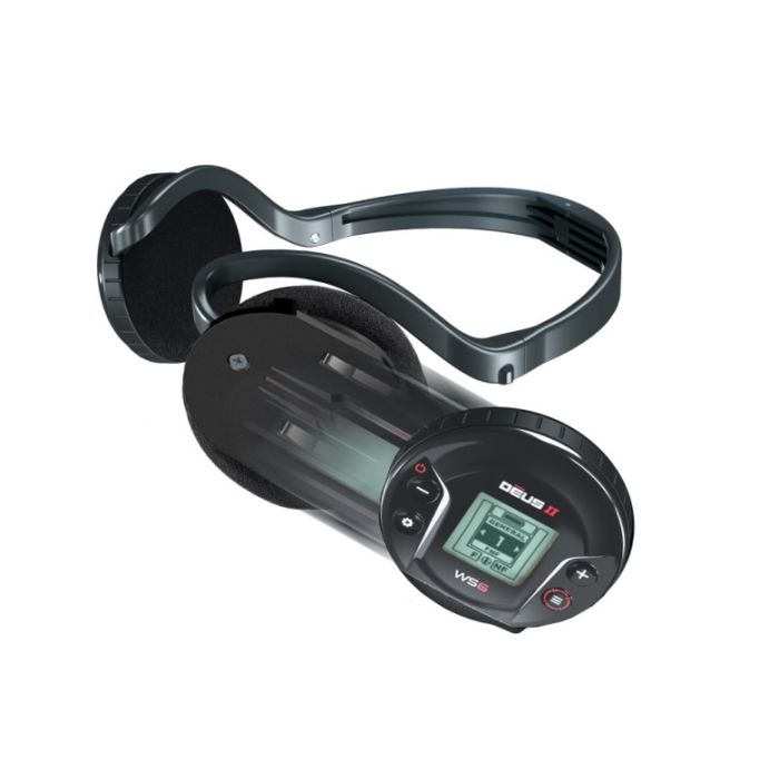 XP DEUS II Waterproof Multi Frequency Metal Detector + Remote + 9" FMF Search Coil + WS6 Backphone Headphones