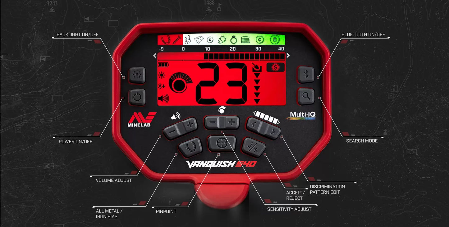 VANQUISH 540 METAL DETECTOR