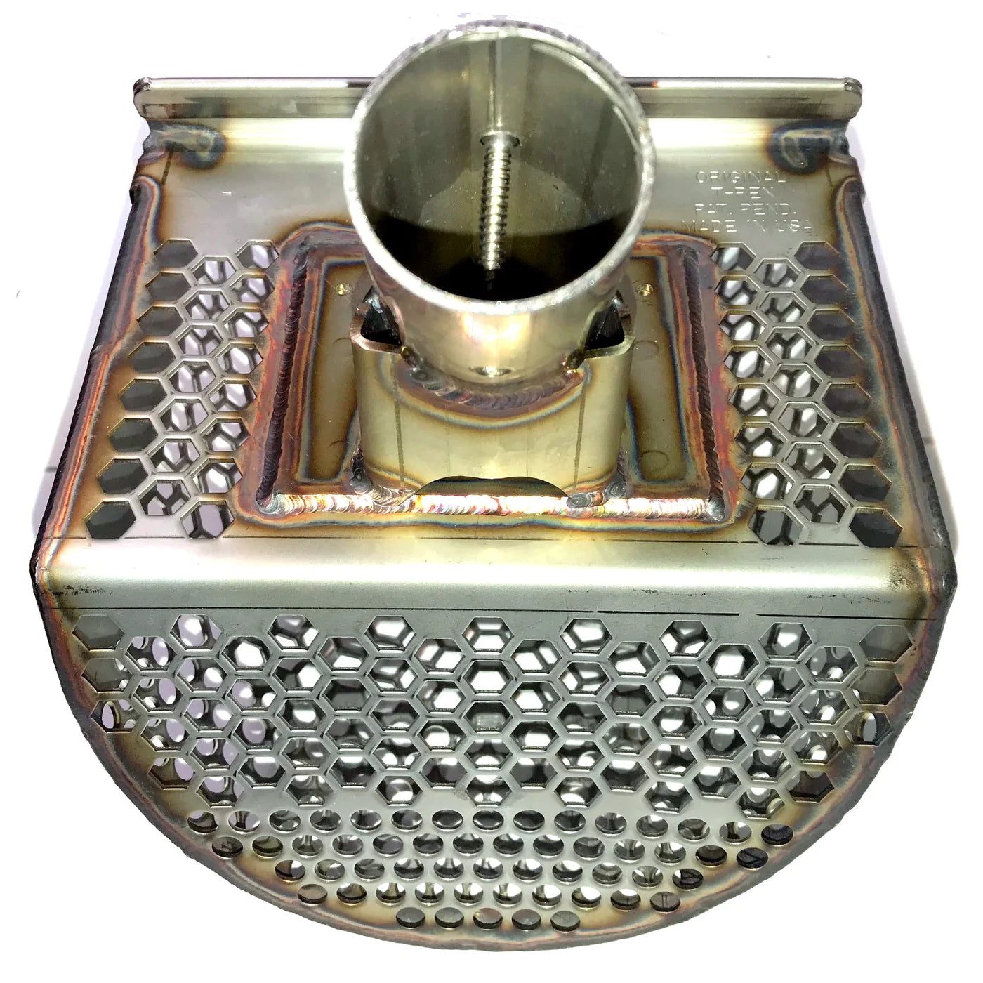 T-Rex 6.5" Stainless Steel with 3/8" Honey Comb Holes by Detecting Adventure