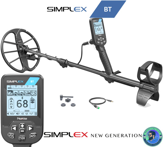 Nokta SIMPLEX BT Bluetooth Waterproof Metal Detector "Next Generation"