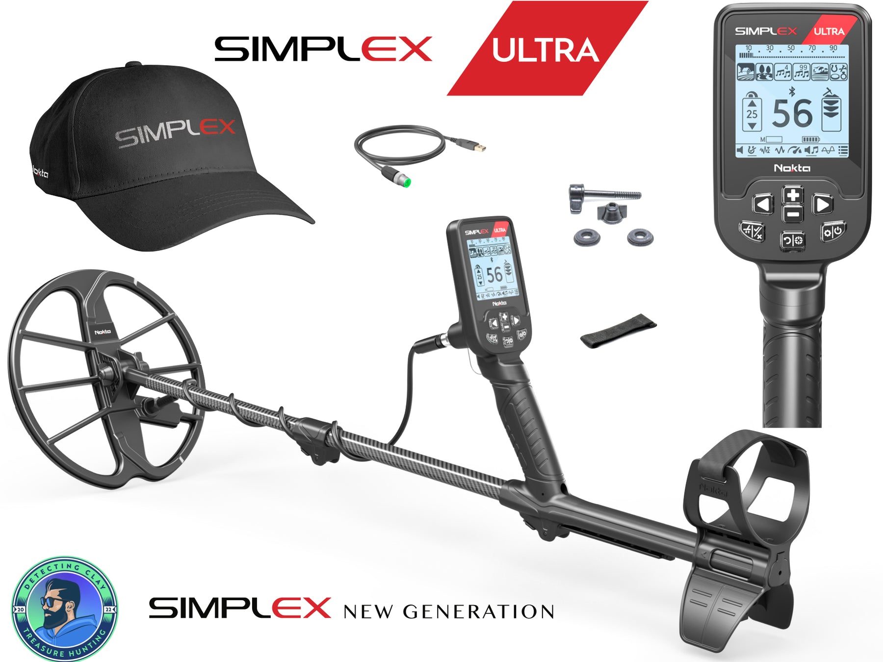 Nokta Simplex ULTRA Metal Detector "New Generation" NO WHP