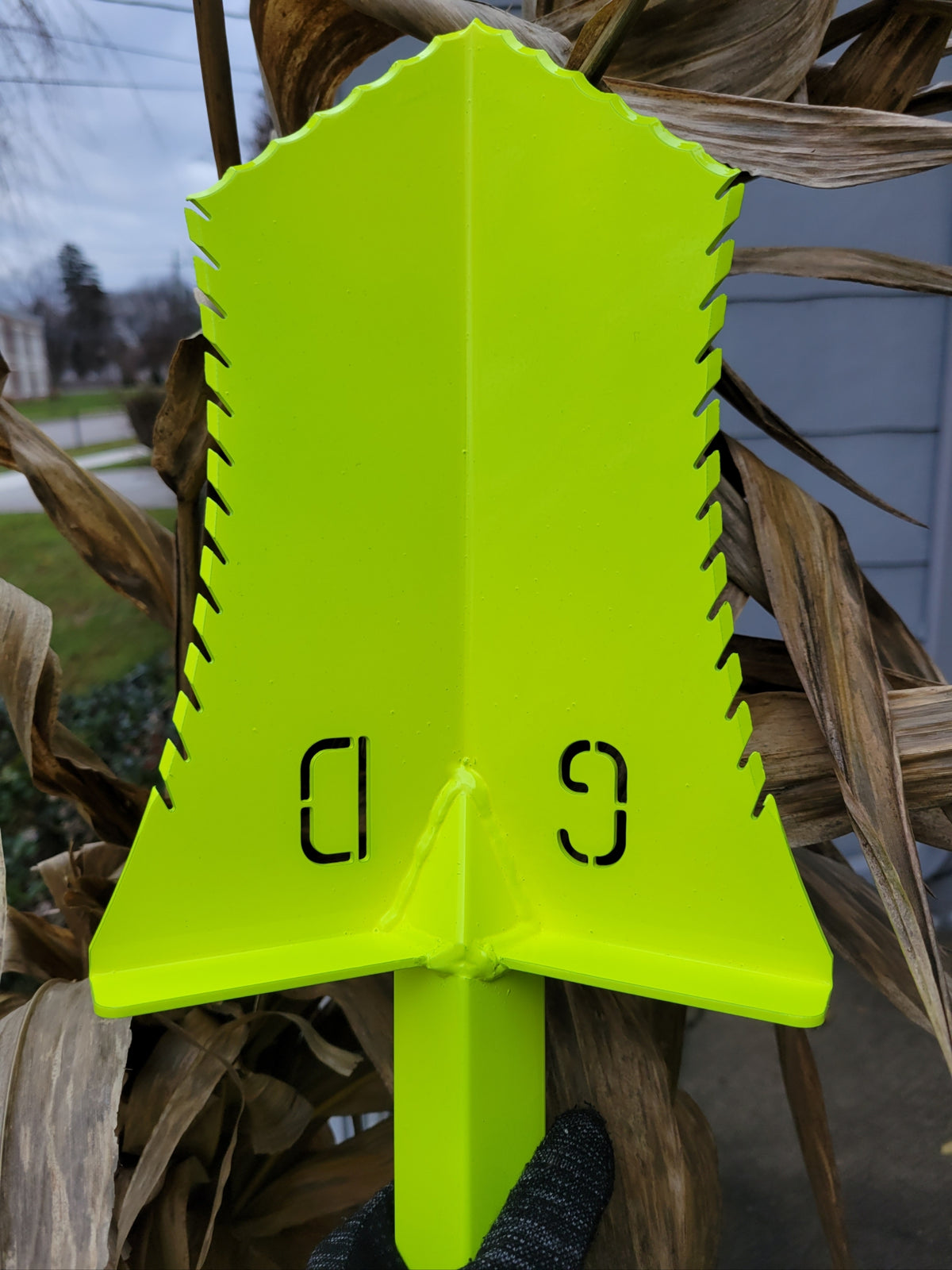 NEON YELLOW  Tombstone Grave Digger Tools T-HANDLE Shovel 36"