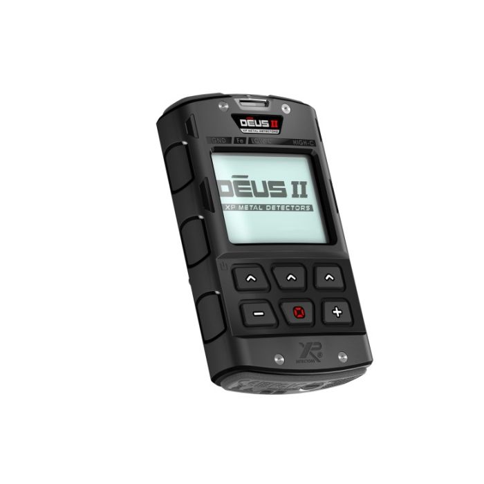 XP DEUS II Waterproof Multi Frequency Metal Detector + Remote + 9" FMF Search Coil + WS6 Backphone Headphones