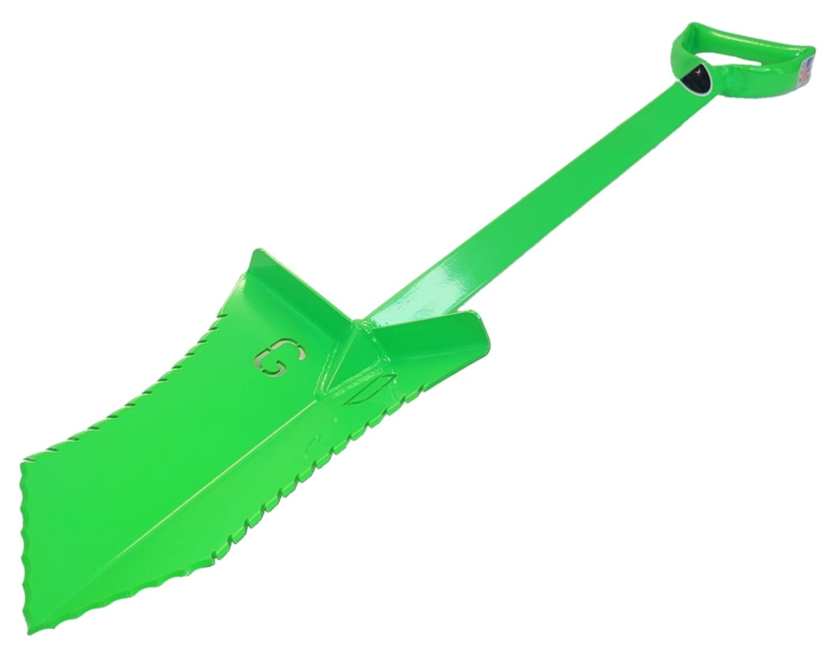 NEON GREEN Tombstone Grave Digger Tools Shovel 36" D- HANDLE