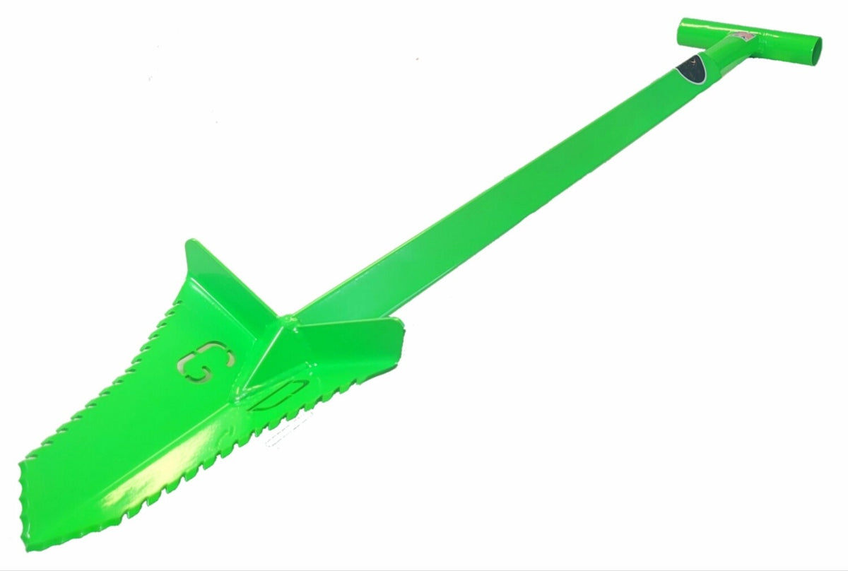 NEON GREEN SNUBNOSE 36" T-HANDLE Grave Digger Tools Shovel 36"