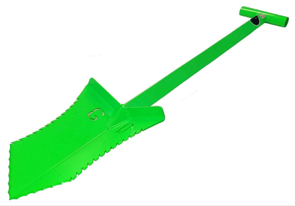 NEON GREEN Tombstone Grave Digger Tools Shovel 36"