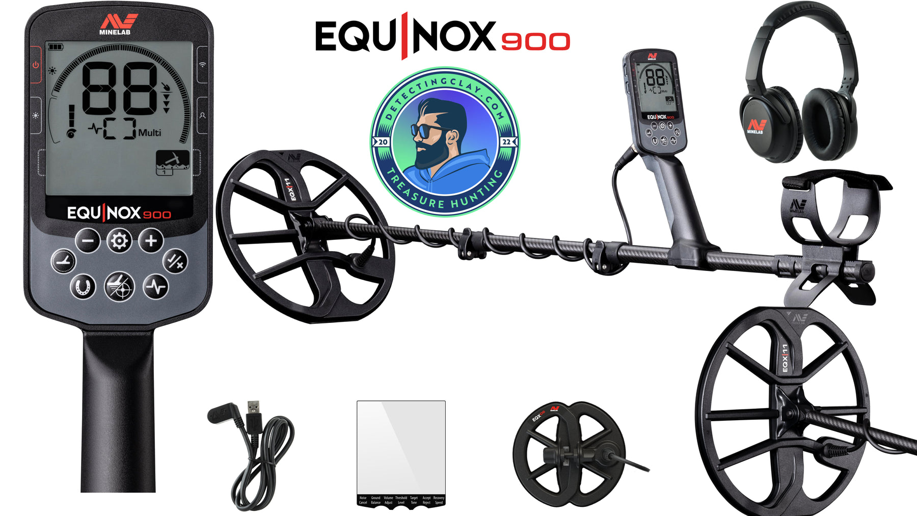 Minelab Equinox 900 With 11" & 6" Coils